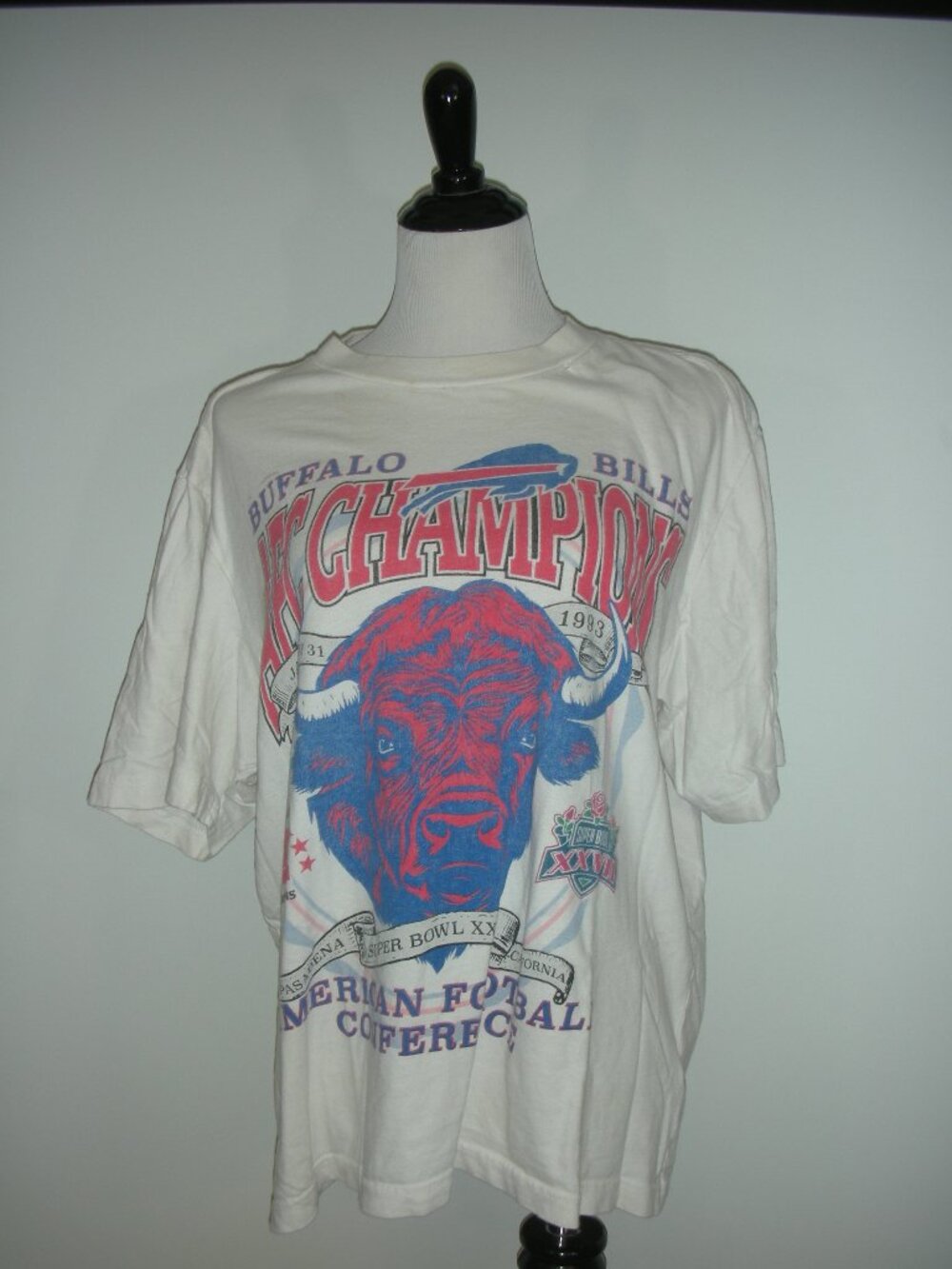 Abercrombie & Fitch Buffalo Bills 1993 AFC Champions NFL Graphic T-Shirt Large D